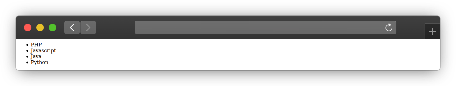 Daftar Tidak Berurutan